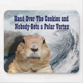 Groundhog Day Polar Vortex Mousepad (Vorne)