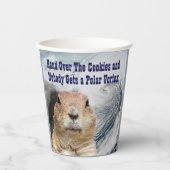 Groundhog Day Polar Vortex Pappbecher (Vorderseite)