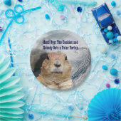 Groundhog Day Polar Vortex Pappteller (Party)
