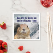 Groundhog Day Polar Vortex Serviette (Beispiel)