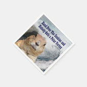 Groundhog Day Polar Vortex Serviette (Ecke)