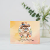 Groundhog Day Postcard - Spaß und Quirky Gruß (Stehend Vorderseite)