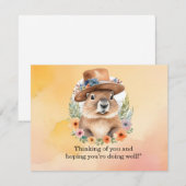 Groundhog Day Postcard - Spaß und Quirky Gruß (Vorne/Hinten)