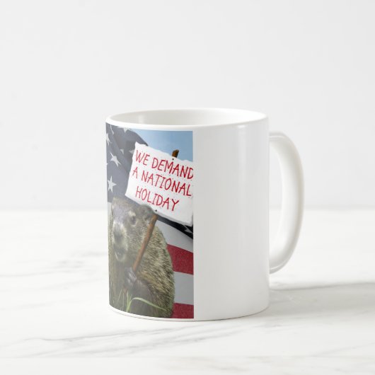 Groundhog Day-Schale Kaffeetasse (VorderseiteRechts)