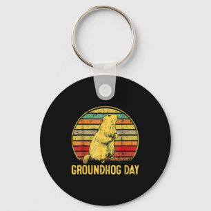 Groundhog Day Schattenpuppe Lustig Schlüsselanhänger
