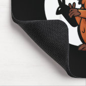 Groundhog Day Shadow Puppet Cute Rodent Costume Fu Mousepad (Ecke)