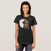 Groundhog Day Shadow Puppet Funny Geschenk T-Shirt (Vorne ganz)