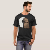 Groundhog Day Shadow Puppet Funny Geschenk T-Shirt (Vorne ganz)