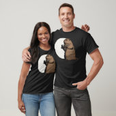 Groundhog Day Shadow Puppet Funny Geschenk T-Shirt (Unisex)