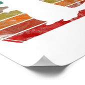 Groundhog Day Shadow Puppet Funny  Poster (Ecke)