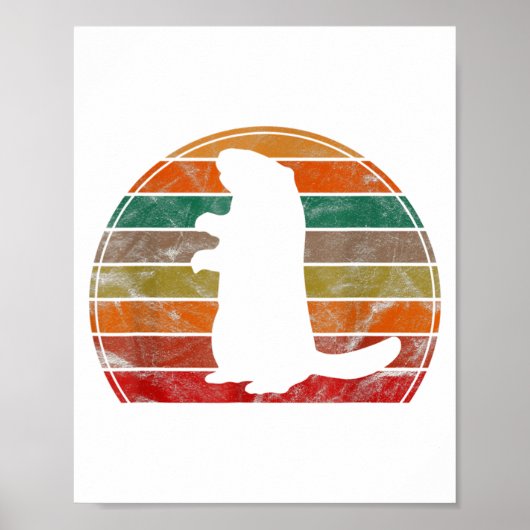 Groundhog Day Shadow Puppet Funny  Poster (Vorne)