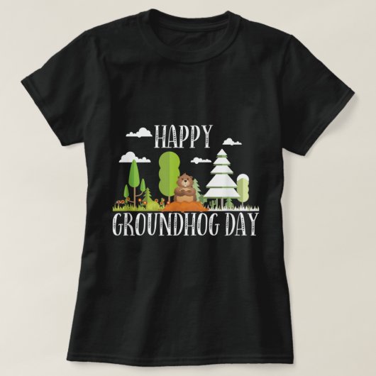 Groundhog Day Shirt Funny Groundhog Day Winter ode (Design vorne)