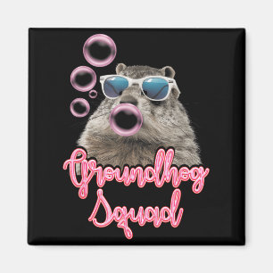 Groundhog Day Squad Sungles Bubble Gum 2. Feb für Magnet