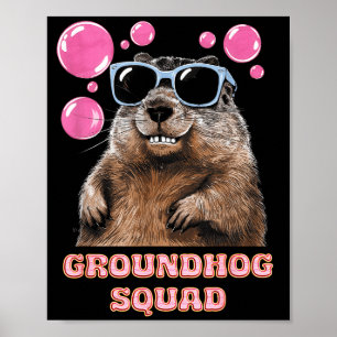 Groundhog Day Squad Sungles Bubble Gum 2. Feb für Poster