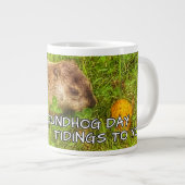 Groundhog Day Tidings für Sie! Tasse (Vorderseite Rechts)