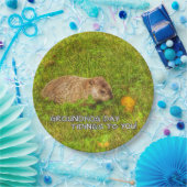 Groundhog Day Tidings für Sie! Teller (Party)