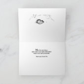 Groundhog Day vom geheimen Kumpel Schwarzweiss Karte (Innenseite)