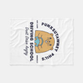Groundhog Driving School Funny Men Women Retro Rod Fleecedecke (Vorderseite (Horizontal))