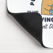 Groundhog Driving School Funny Men Women Retro Rod Mousepad (Ecke)