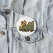 Groundhog durchquert Herbstbüsche Button (Beispiel)