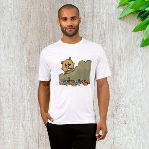 Groundhog durchquert Herbstbüsche T-Shirt