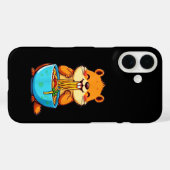 Groundhog Eating Ramen Happy Groundhog Day Case-Mate iPhone Hülle (Rückseite (Horizontal))
