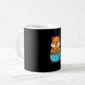 Groundhog Eating Ramen Happy Groundhog Day Kaffeetasse (Vorderseite Links)