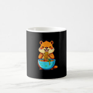 Groundhog Eating Ramen Happy Groundhog Day Kaffeetasse