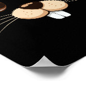 Groundhog Face Kostüm Kinder Groundhog Tag Hallowe Poster (Ecke)