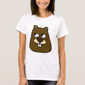 Groundhog Face T-Shirt (Vorderseite)