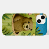 Groundhog in seinem Burggrab, Kartonart Case-Mate iPhone Hülle (Rückseite (Horizontal))