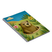 Groundhog in seinem Burggrab, Kartonart Notizblock (Rechte Seite)