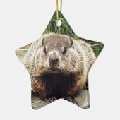 Groundhog Keramikornament (Links)