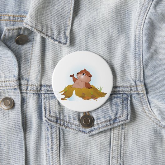 Groundhog Knopf Button (Beispiel)