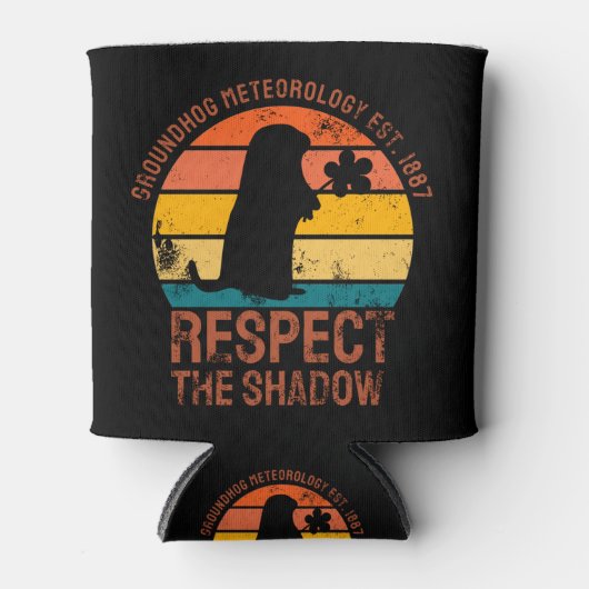 Groundhog Meteorologie Est. 1887 Dosenkühler (Vorderseite)