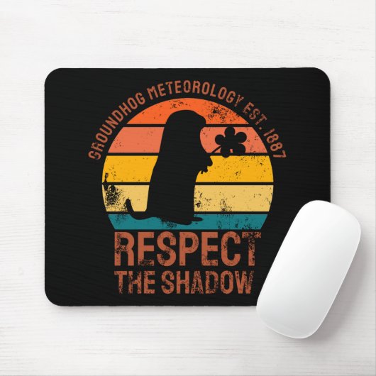 Groundhog Meteorologie Est. 1887 Mousepad (Mit Mouse)