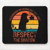 Groundhog Meteorologie Est. 1887 Mousepad (Vorne)