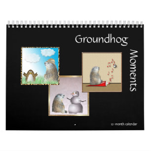 Groundhog Moments 12-monatiger Kalender