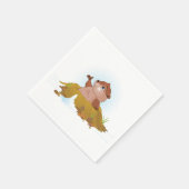 Groundhog Paper Napkins Serviette (Ecke)
