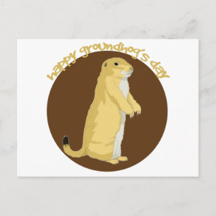 Groundhog’s Day Postkarte