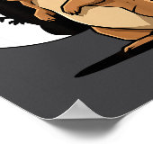 Groundhog Shadow Dinosaur Puppet Happy Groundhog D Poster (Ecke)