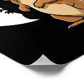 Groundhog Shadow Dinosaur Puppet Happy Groundhog D Poster (Ecke)