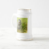 Groundhog Stein Bierglas (Vorderseite Links)