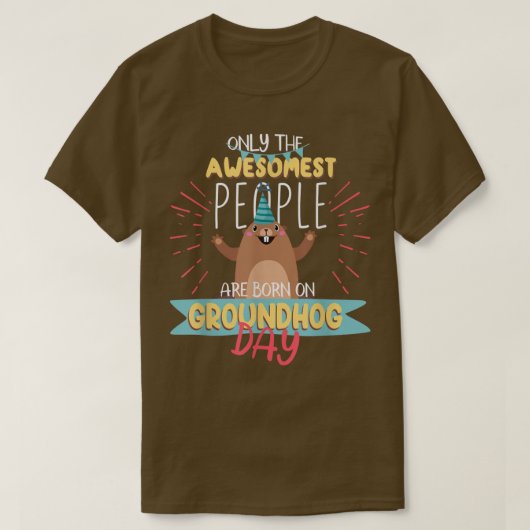 Groundhog Tag Geburtstag 2021 Groundhog Liebhaber T-Shirt (Design vorne)