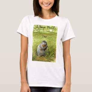 Groundhog Tages"ich langer Hülse sah Phil" T - T-Shirt