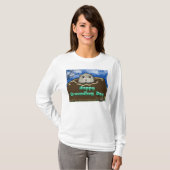 Groundhog Tagesdamen langes Sleve T-Shirt (Vorne ganz)