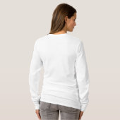 Groundhog Tagesdamen langes Sleve T-Shirt (Schwarz voll)