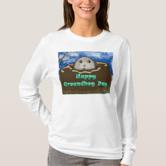 Groundhog Tagesdamen langes Sleve T-Shirt
