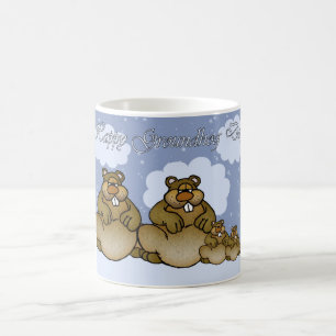 Groundhog TagesTasse mit niedlicher Groundhog Kaffeetasse
