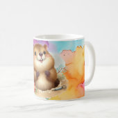 Groundhog Themed Coffee Tasse (VorderseiteRechts)